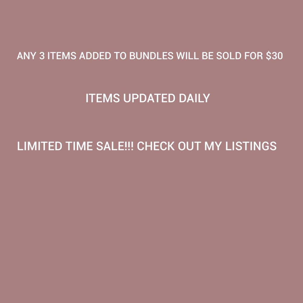 BUNDLE DEALS/ SALES EVERYTHING MUST GO!!!
